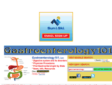 Tablet Screenshot of gastroenterology101.com